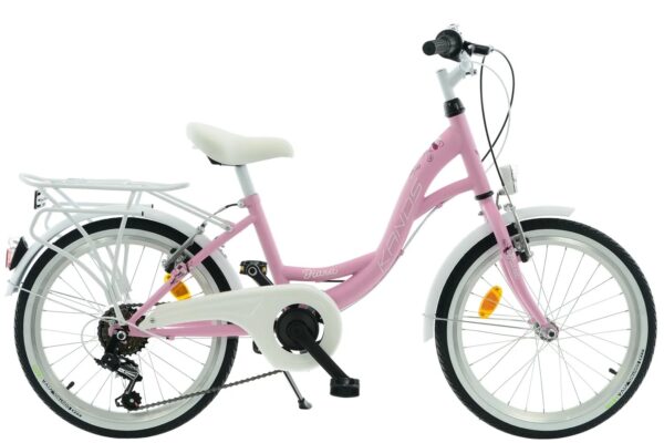 dětské kolo kands diana 20”, 100 140 cm, 6 převodů, růžová