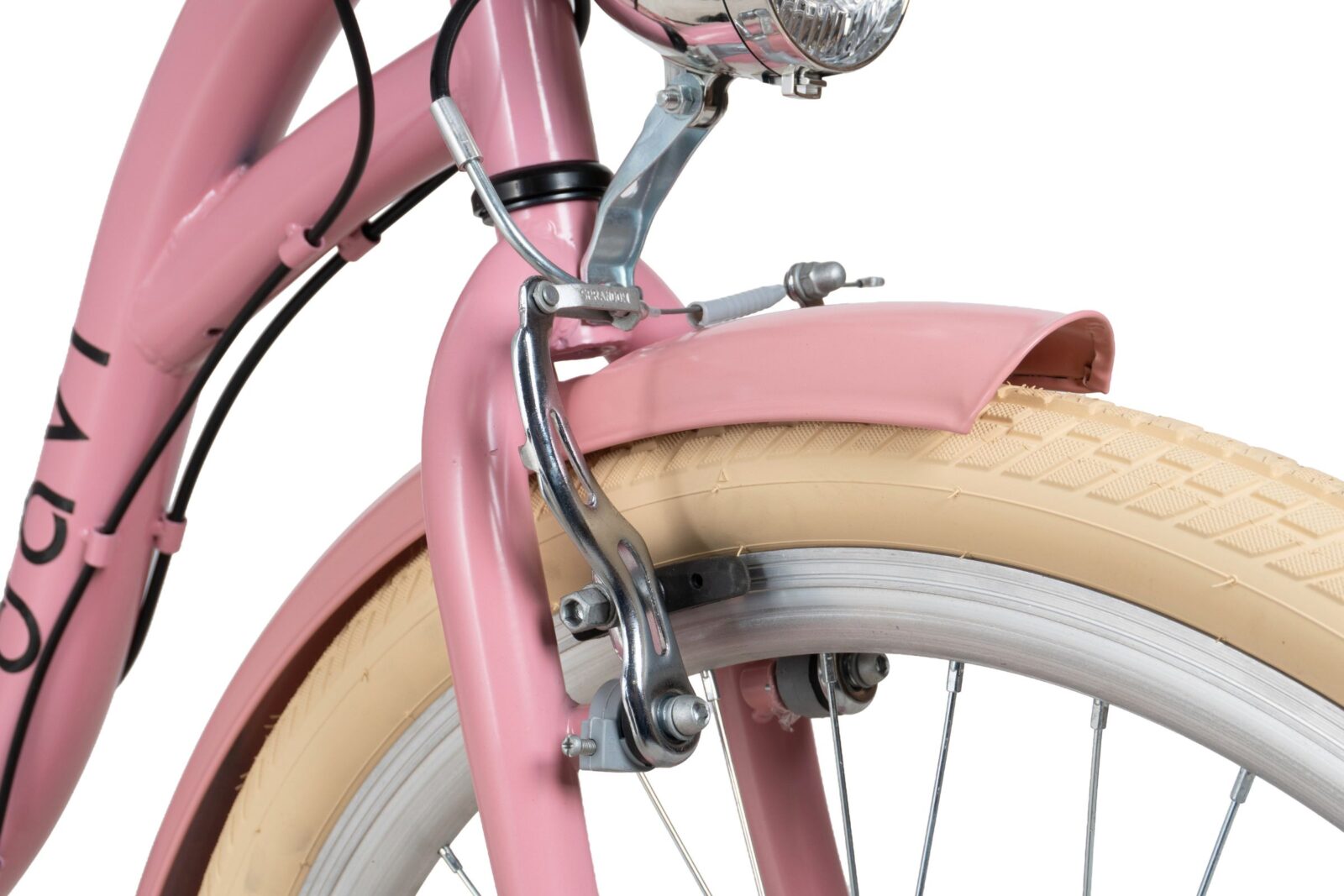dětské kolo davi amelia 24", 130–165 cm, 7 převodů, růžová/bežová barva