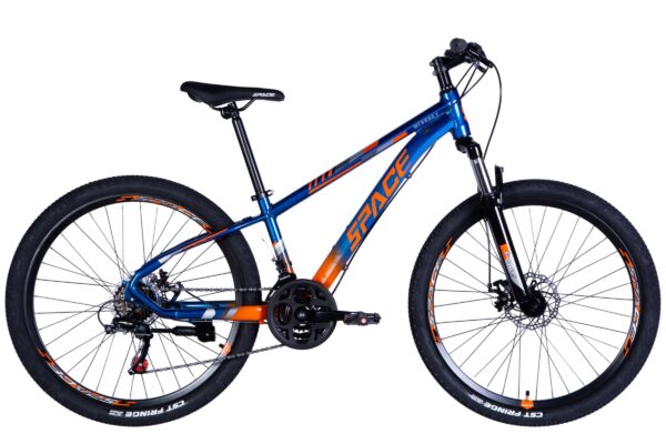 horské kolo mercury hliník 26", 145–170 cm, 21 převodů, modrá/oranžová