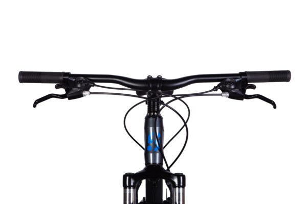 Cykelstyre med bromsar och växelreglage.