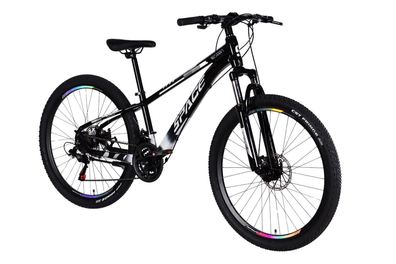 mtb kolo mercury aluminium 26", 145–170 cm, 21 převodů, Černá