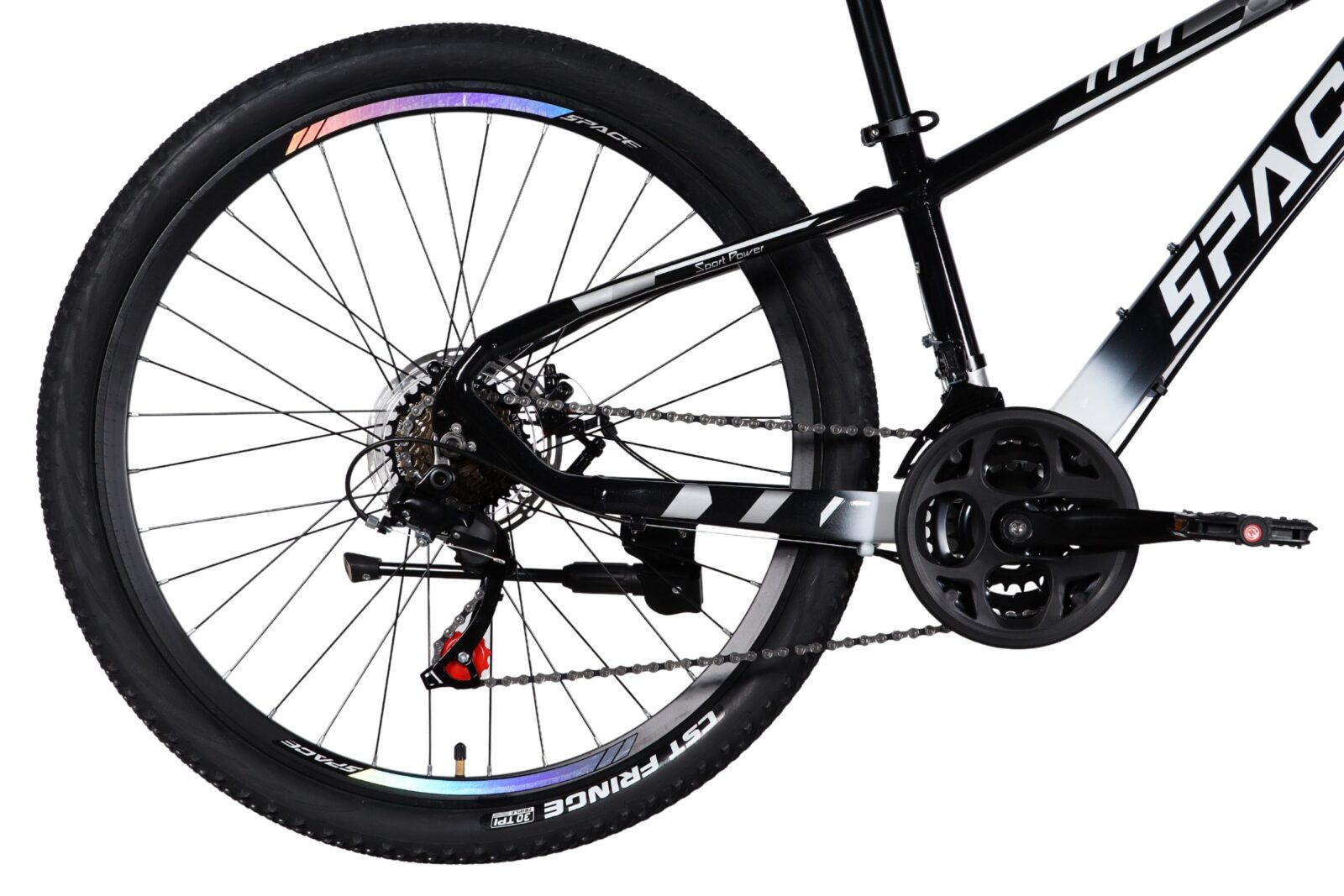 mtb kolo mercury aluminium 26", 145–170 cm, 21 převodů, Černá