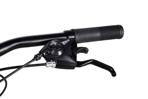 Řídítka kola s trojrychlostní páčkou