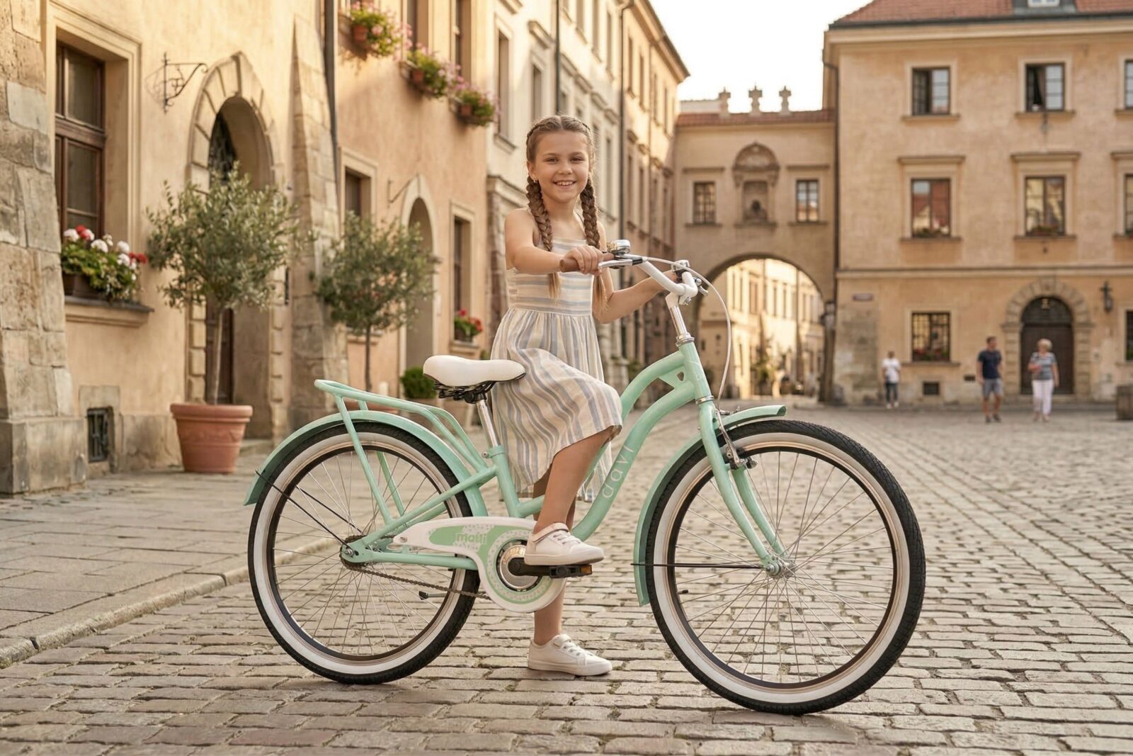 dětské kolo davi molli 24", 130 165 cm, 1 převod, zelená