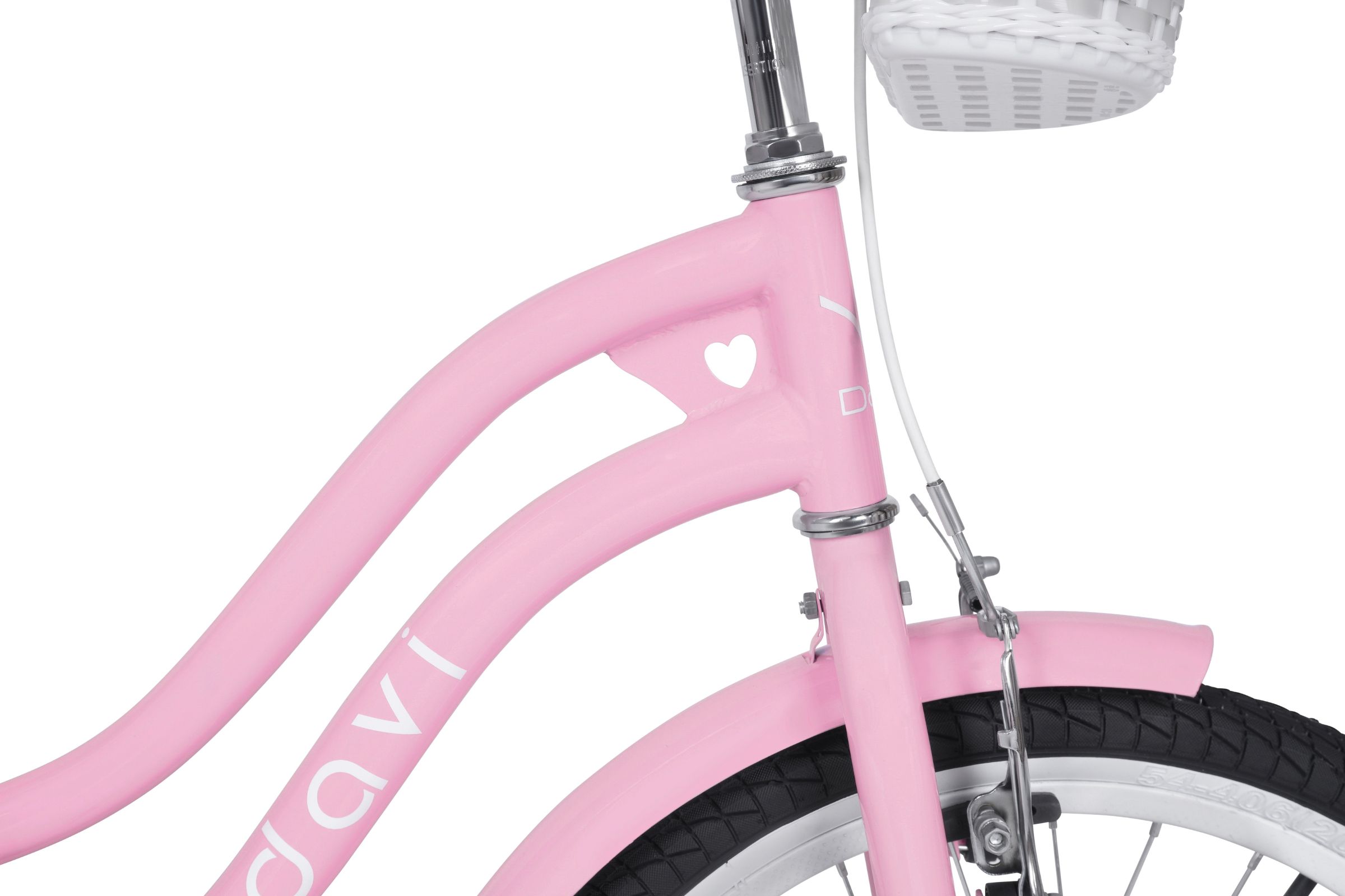 dětské kolo davi molli 20", 110 130 cm, 1 převod, růžová