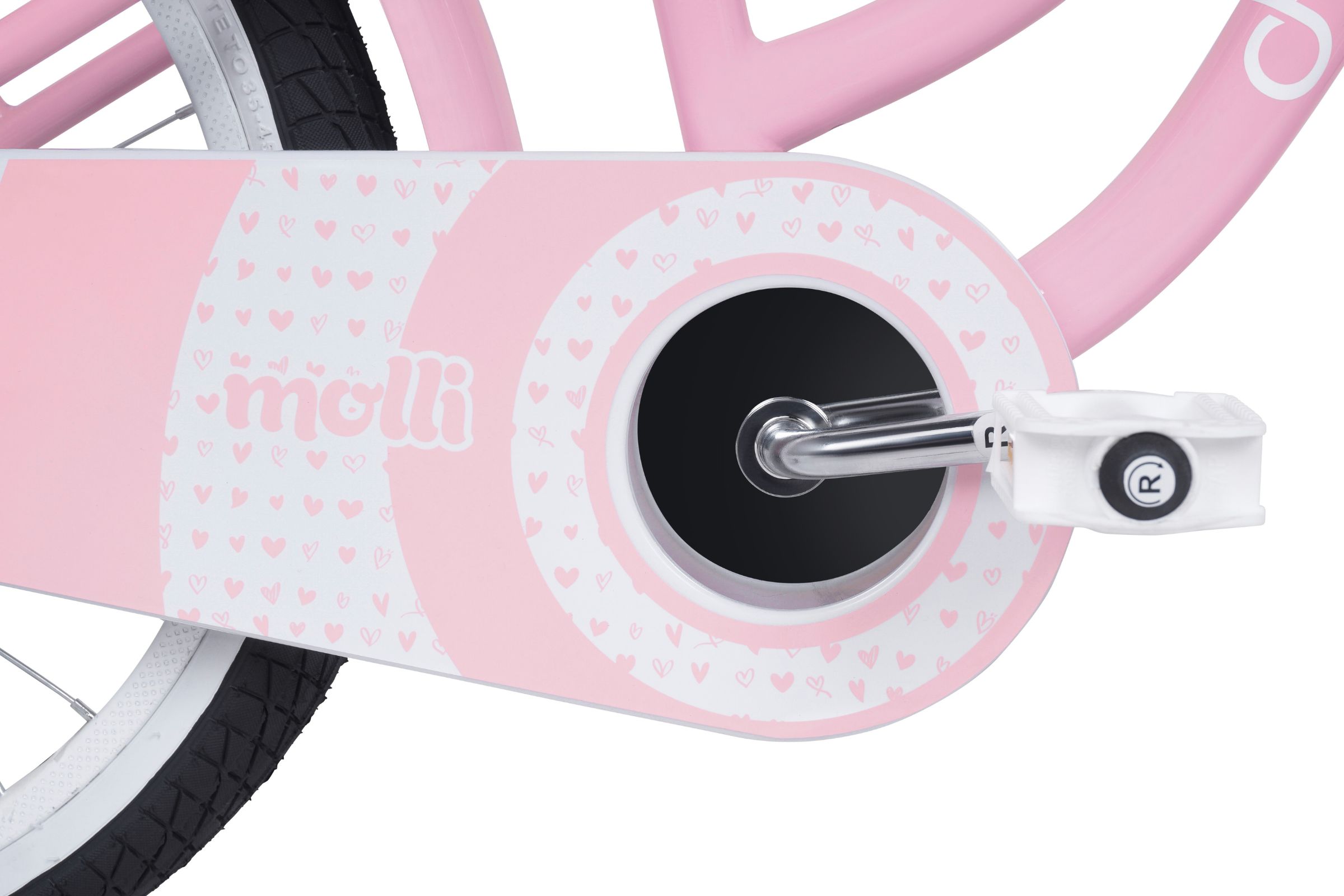 dětské kolo davi molli 20", 110 130 cm, 1 převod, růžová