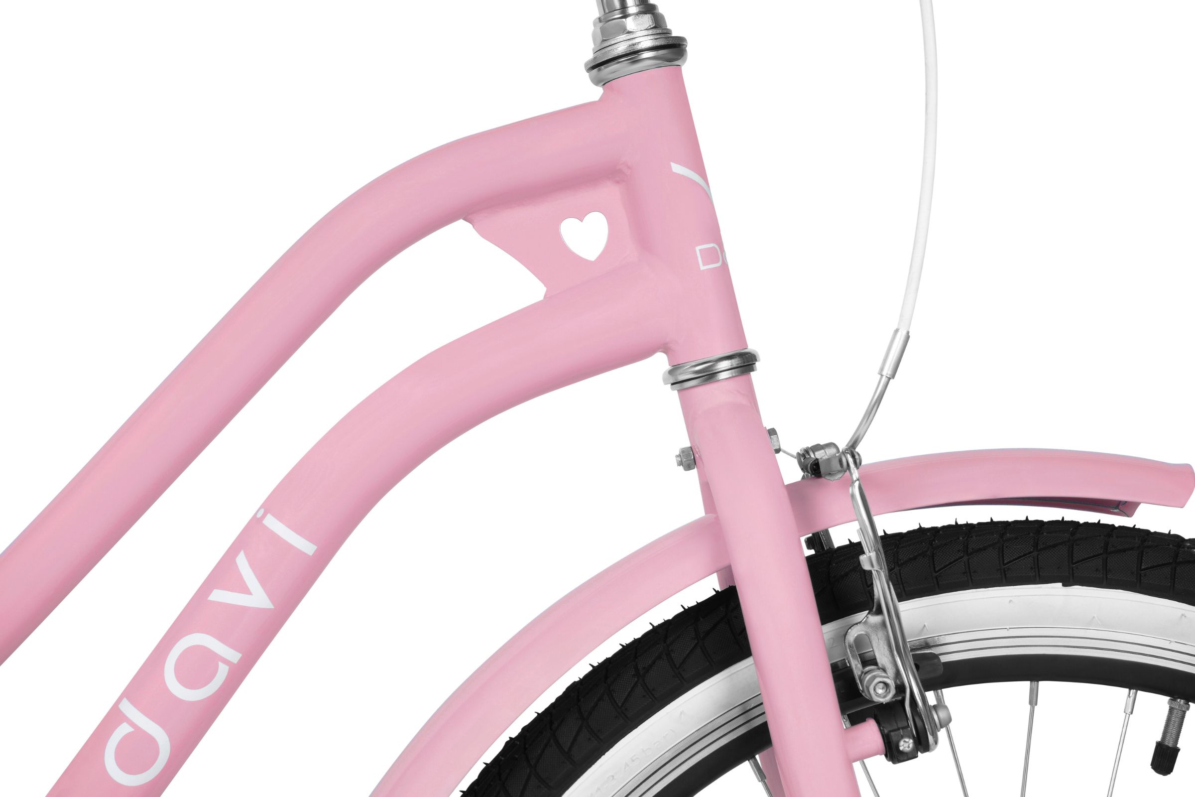 dětské kolo davi molli 24", 130 165 cm, 7 převodů, růžová