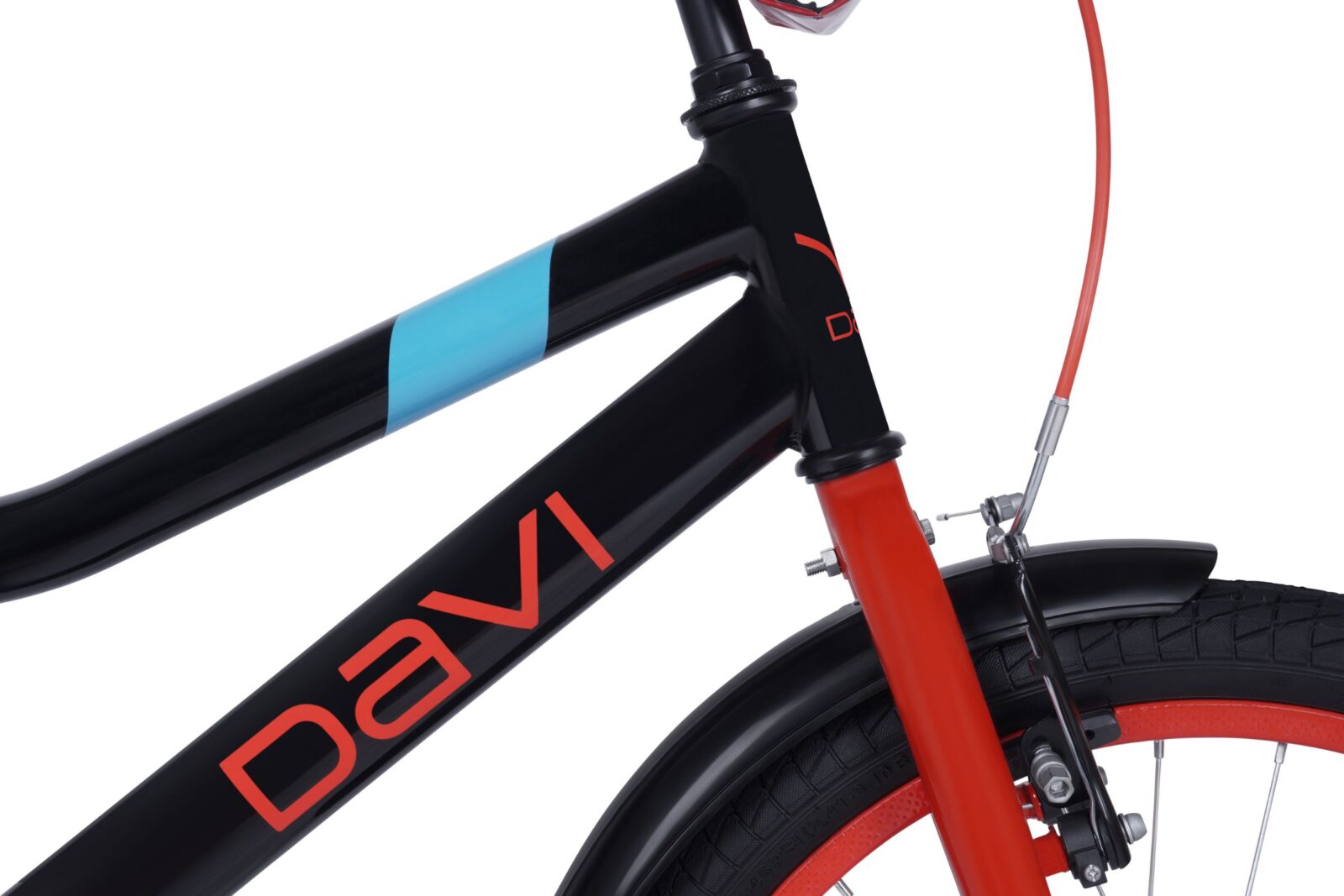 dětské kolo davi zippy 20", 110 130 cm, 1 převod, černá