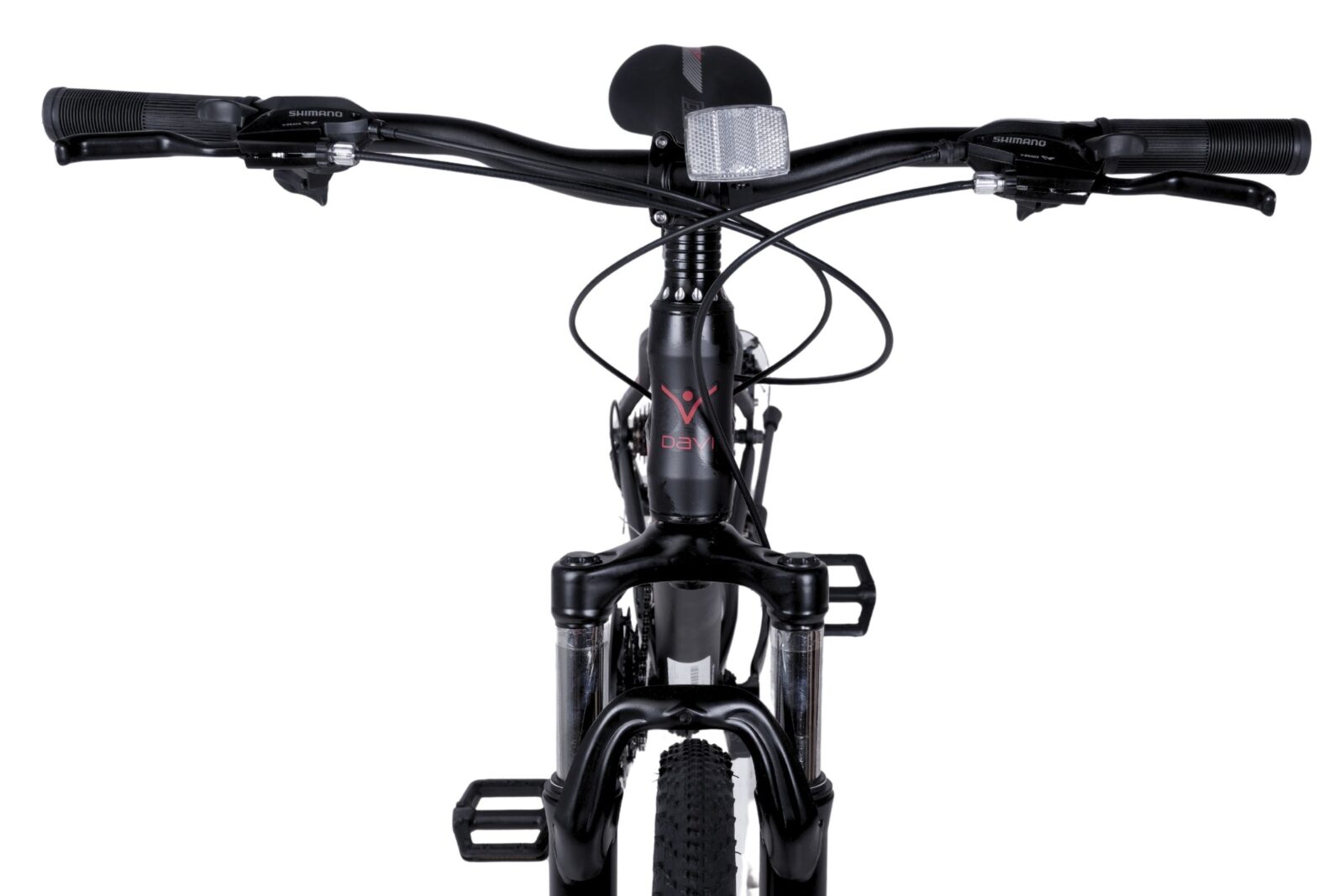 horské kolo davi montaro hliník, 27,5", 160–185 cm, 21 převodů, černá/červená