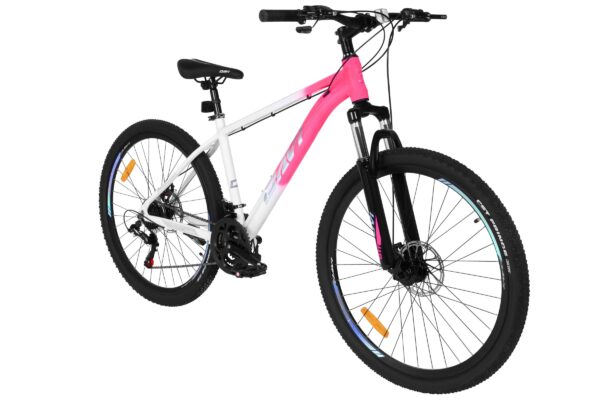 horské kolo davi bella, 27,5", 160–185 cm, 21 převodů, růžová/ bílá