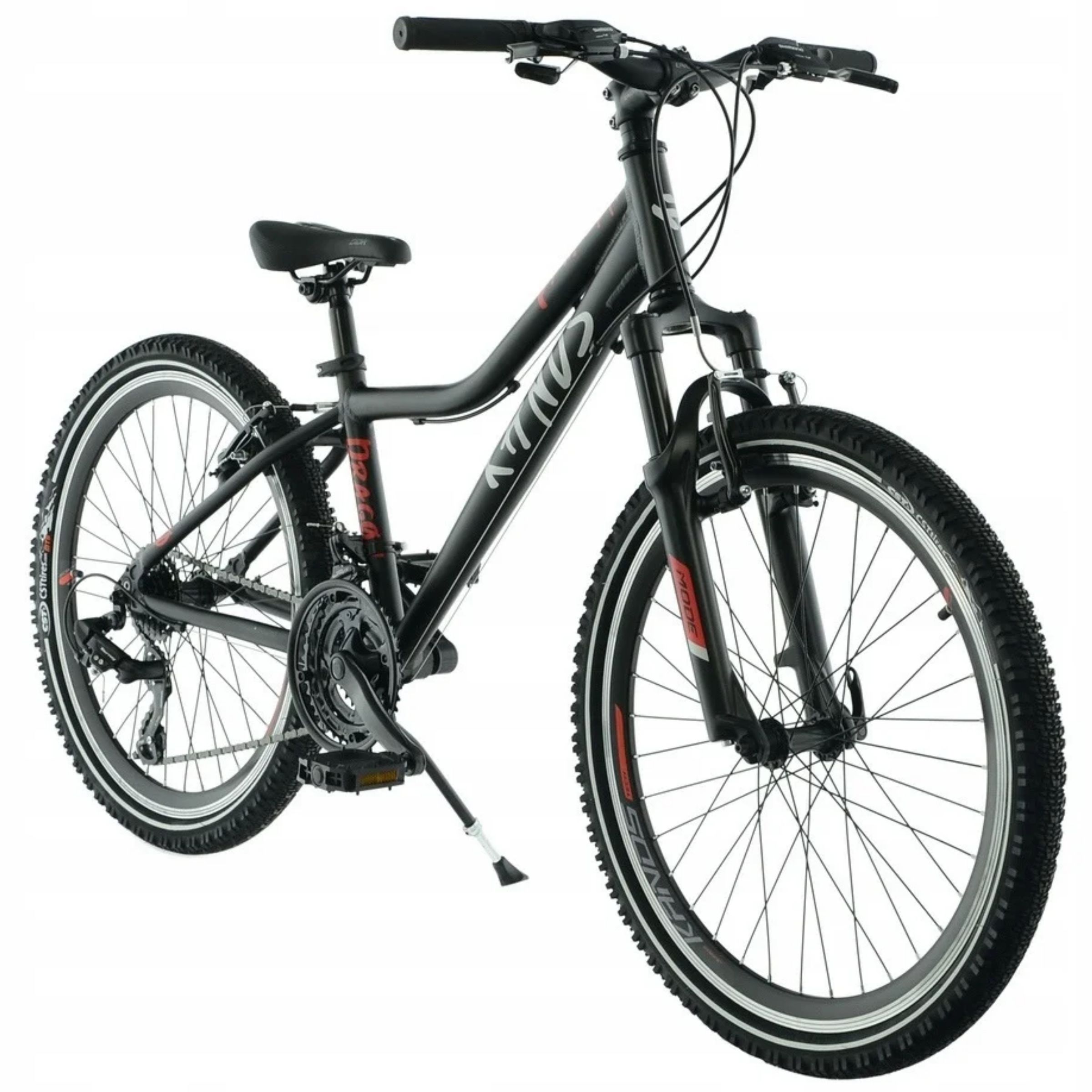 Cykel Kands Dragon 24'', 130–165 cm, Sort