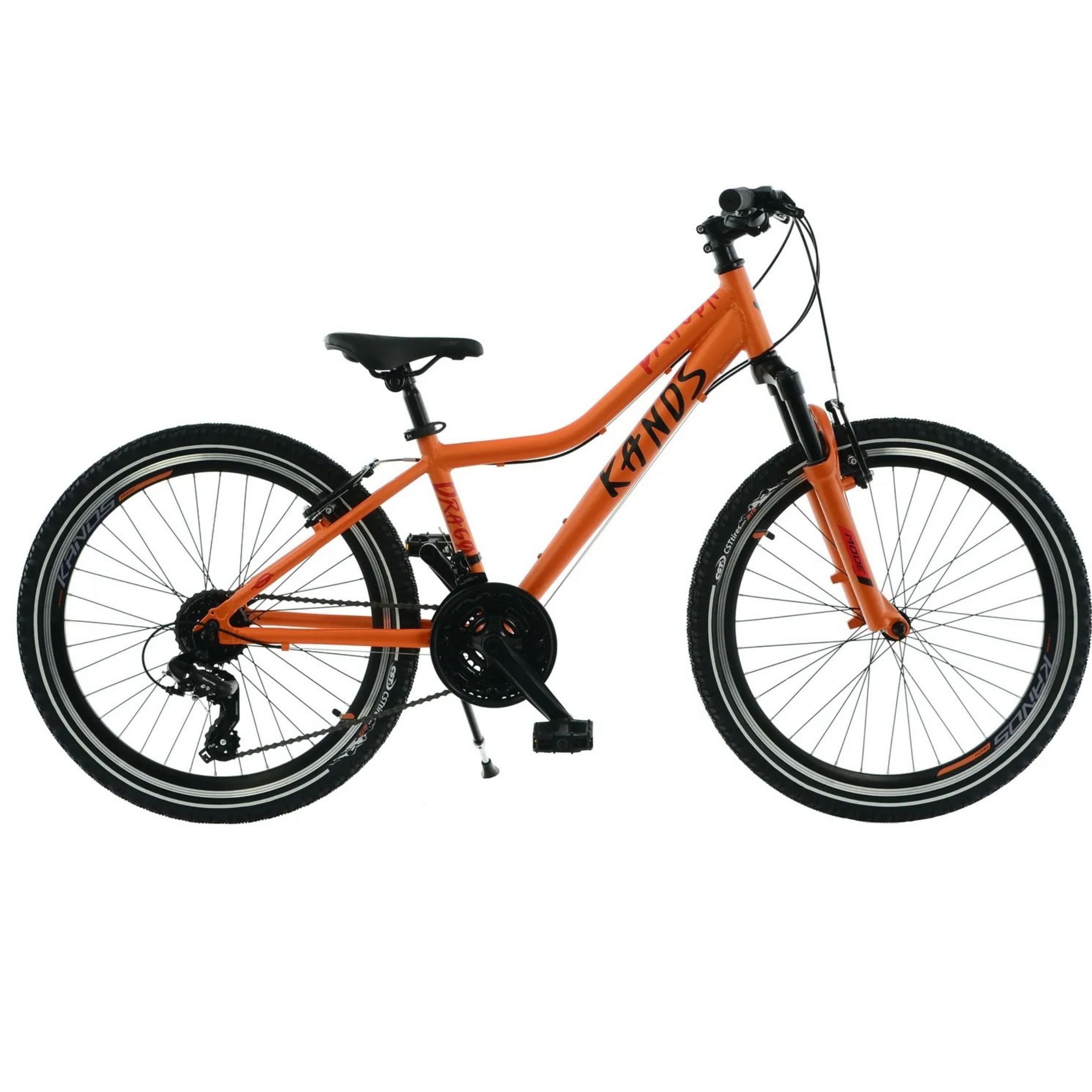 Kands Dragon 24" polkupyörä, 130–165 cm, Oranssi