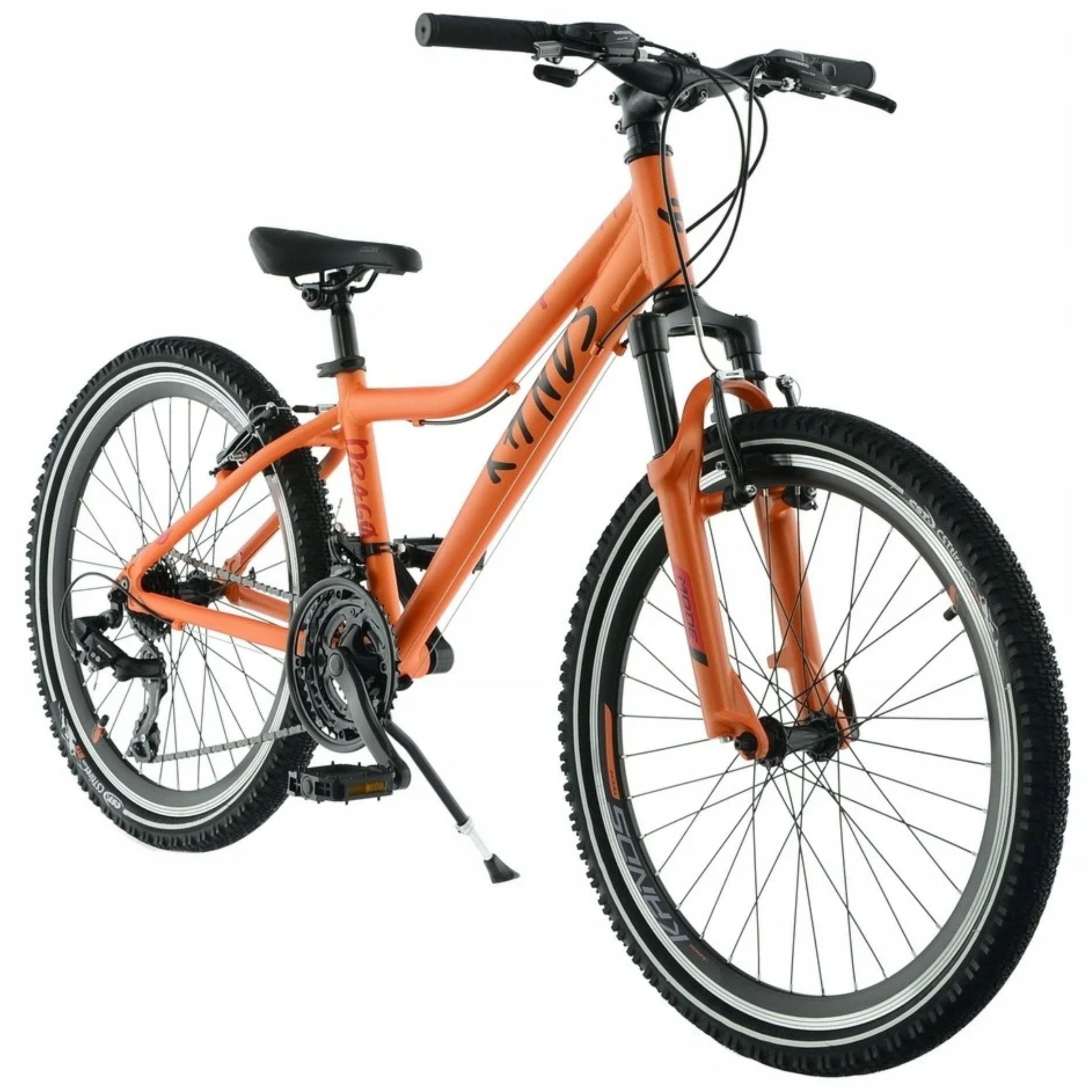 Cykel Kands Dragon 24'', 130–165 cm, Orange