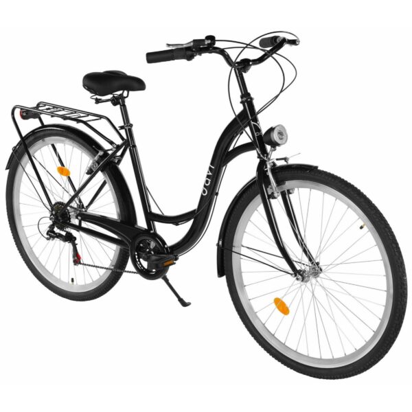 pánské kolo dallas men 28", 165–190 cm, 7 převodů, černá barva