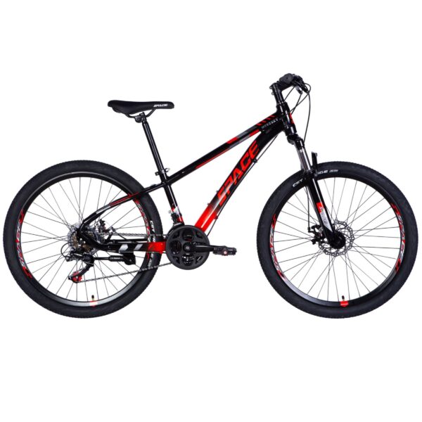 horské kolo mercury hliník 26", 145–170 cm, 21 převodů, černá/červená barva