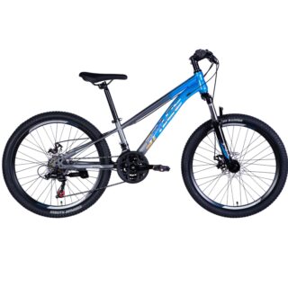 Dětské kolo Mars 24", 130–160 cm, 21 převodů, modrá barva